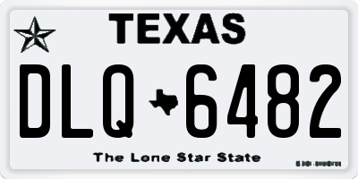 TX license plate DLQ6482