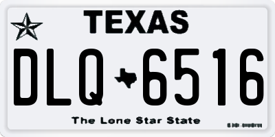 TX license plate DLQ6516