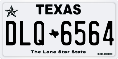 TX license plate DLQ6564