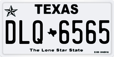 TX license plate DLQ6565