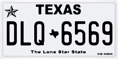 TX license plate DLQ6569
