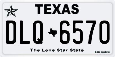 TX license plate DLQ6570