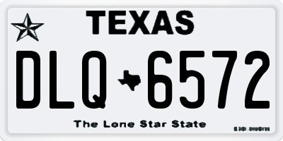 TX license plate DLQ6572