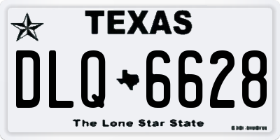 TX license plate DLQ6628
