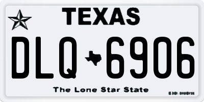 TX license plate DLQ6906