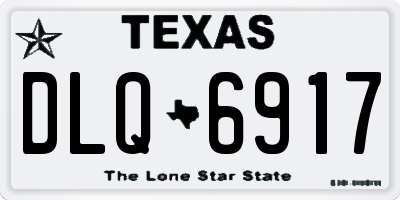 TX license plate DLQ6917