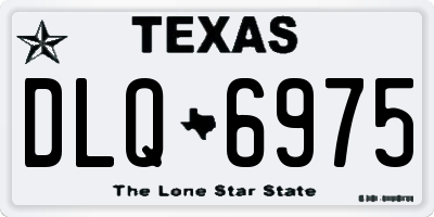 TX license plate DLQ6975