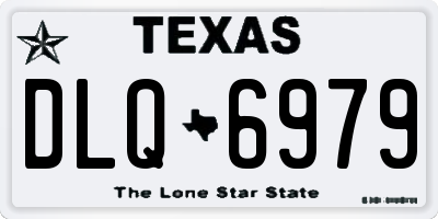 TX license plate DLQ6979