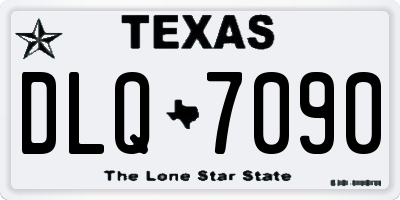 TX license plate DLQ7090