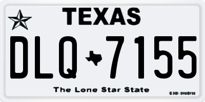 TX license plate DLQ7155