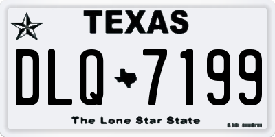 TX license plate DLQ7199