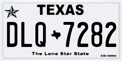TX license plate DLQ7282