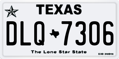TX license plate DLQ7306