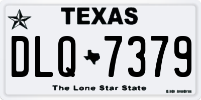 TX license plate DLQ7379