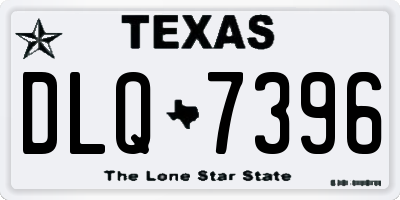 TX license plate DLQ7396