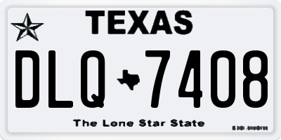 TX license plate DLQ7408