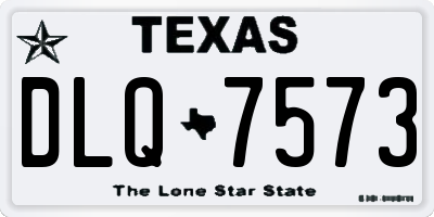 TX license plate DLQ7573