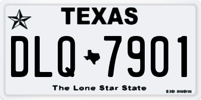 TX license plate DLQ7901