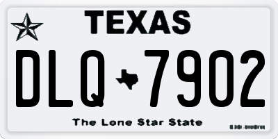 TX license plate DLQ7902