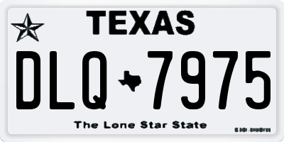 TX license plate DLQ7975