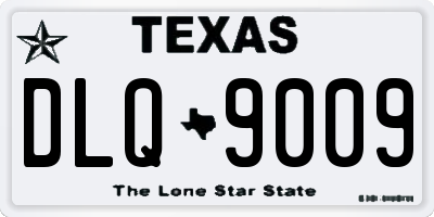 TX license plate DLQ9009