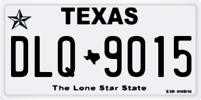 TX license plate DLQ9015