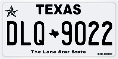 TX license plate DLQ9022