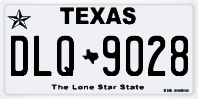 TX license plate DLQ9028