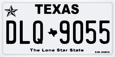 TX license plate DLQ9055