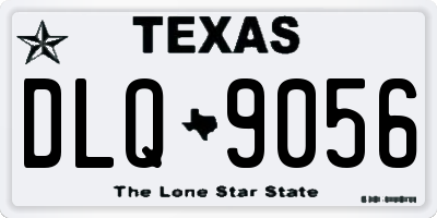TX license plate DLQ9056