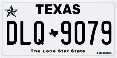 TX license plate DLQ9079