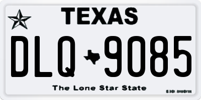 TX license plate DLQ9085