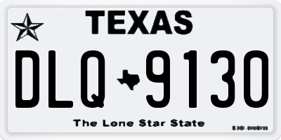 TX license plate DLQ9130