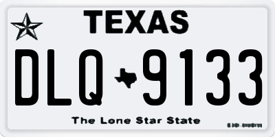 TX license plate DLQ9133