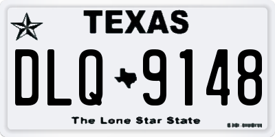 TX license plate DLQ9148