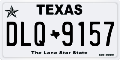 TX license plate DLQ9157