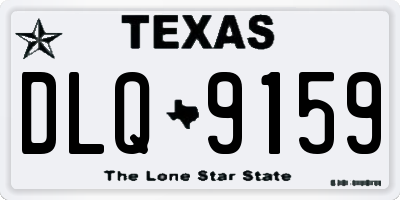TX license plate DLQ9159
