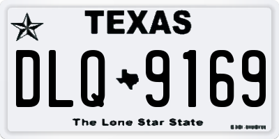 TX license plate DLQ9169