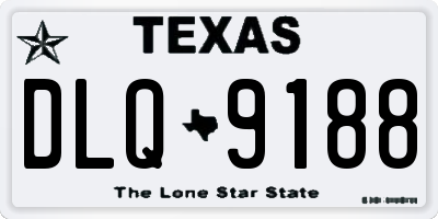 TX license plate DLQ9188