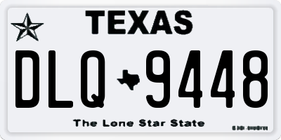 TX license plate DLQ9448