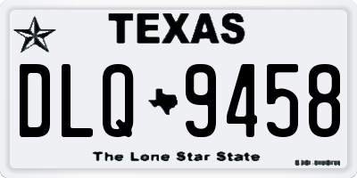 TX license plate DLQ9458