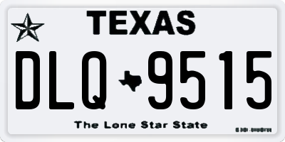 TX license plate DLQ9515