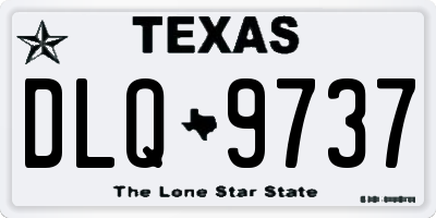 TX license plate DLQ9737