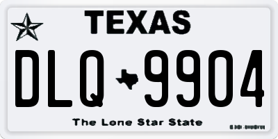 TX license plate DLQ9904