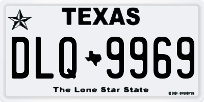 TX license plate DLQ9969