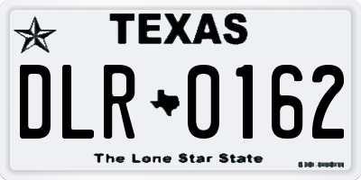 TX license plate DLR0162