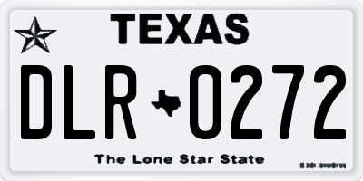 TX license plate DLR0272