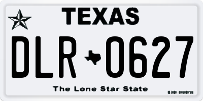 TX license plate DLR0627