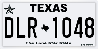 TX license plate DLR1048
