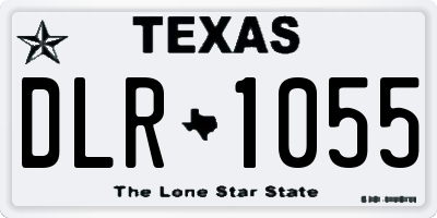 TX license plate DLR1055